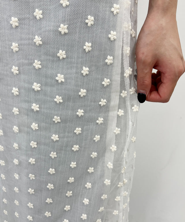 レイヤードシアーキャミワンピース