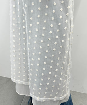 レイヤードシアーキャミワンピース