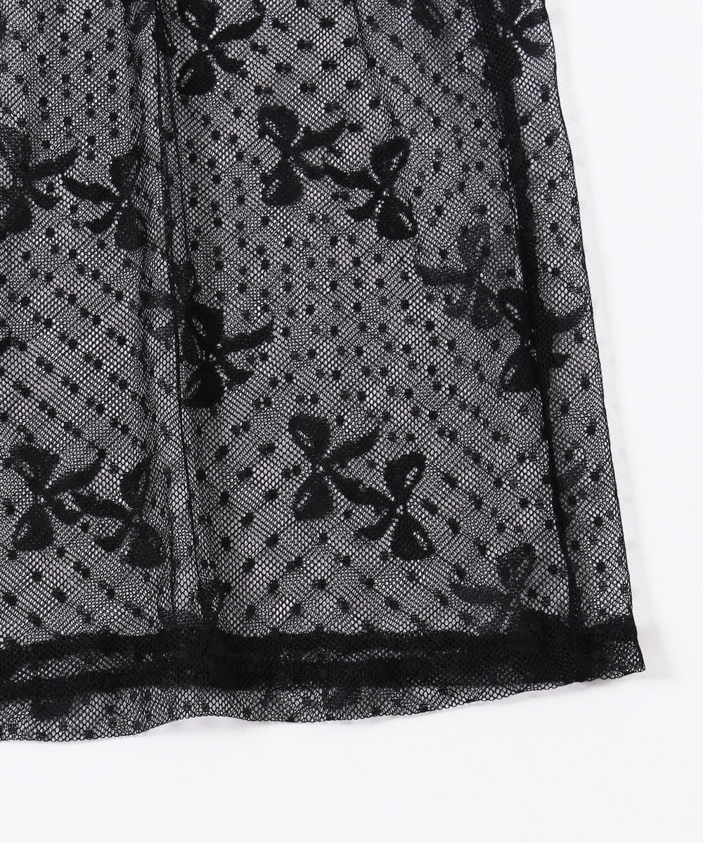 リボンシアーロングキャミワンピース