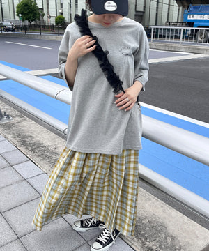 リボンプリントビッグTシャツ