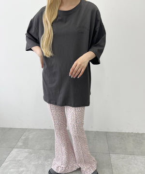 リボンプリントビッグTシャツ