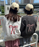 リボンプリントビッグTシャツ