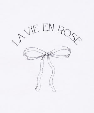 リボンプリントビッグTシャツ