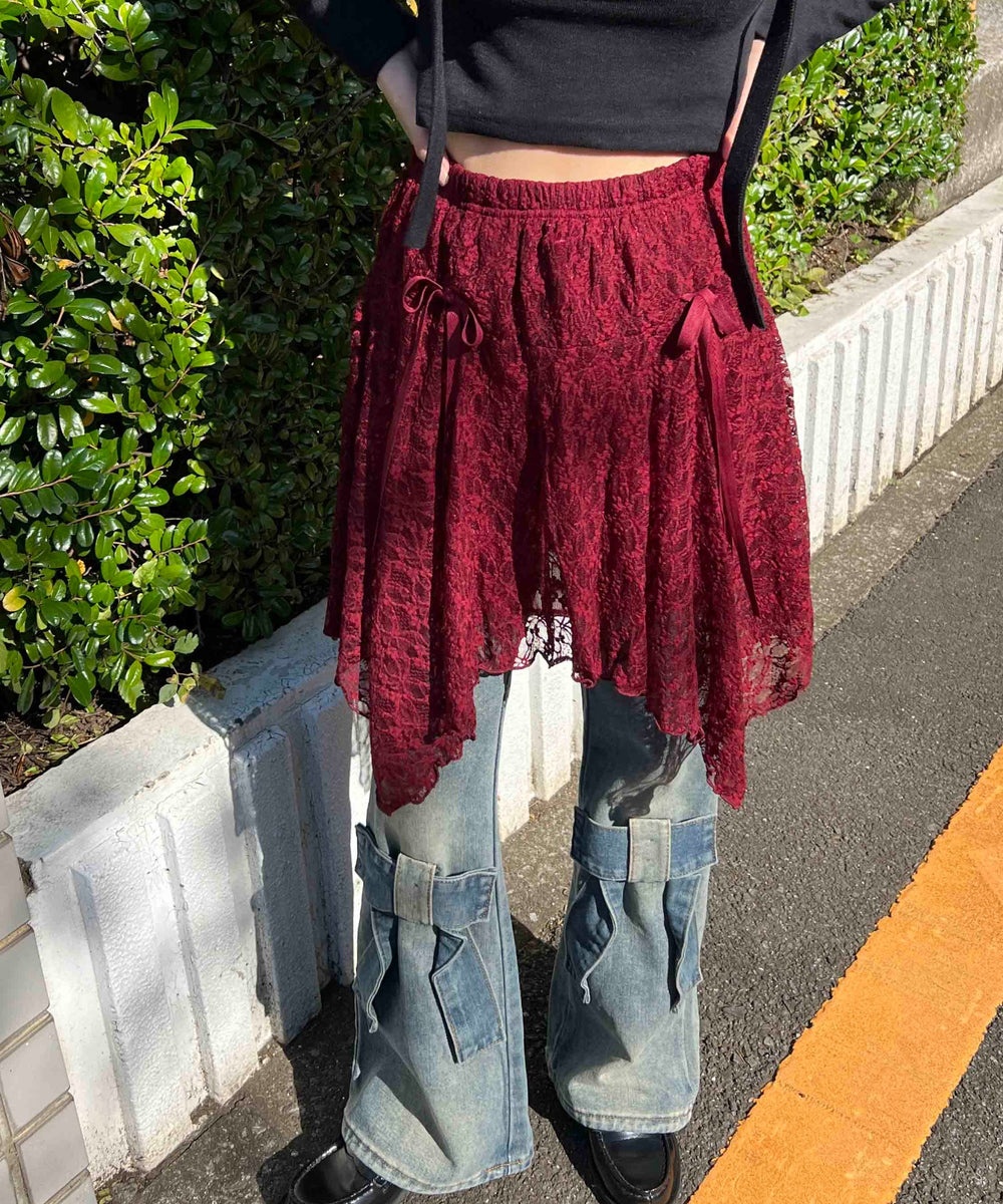 イレヘムレースミニスカート