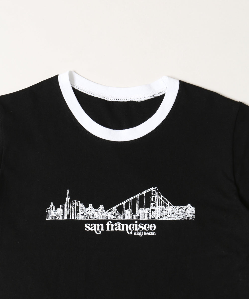 プリントリンガーTシャツ