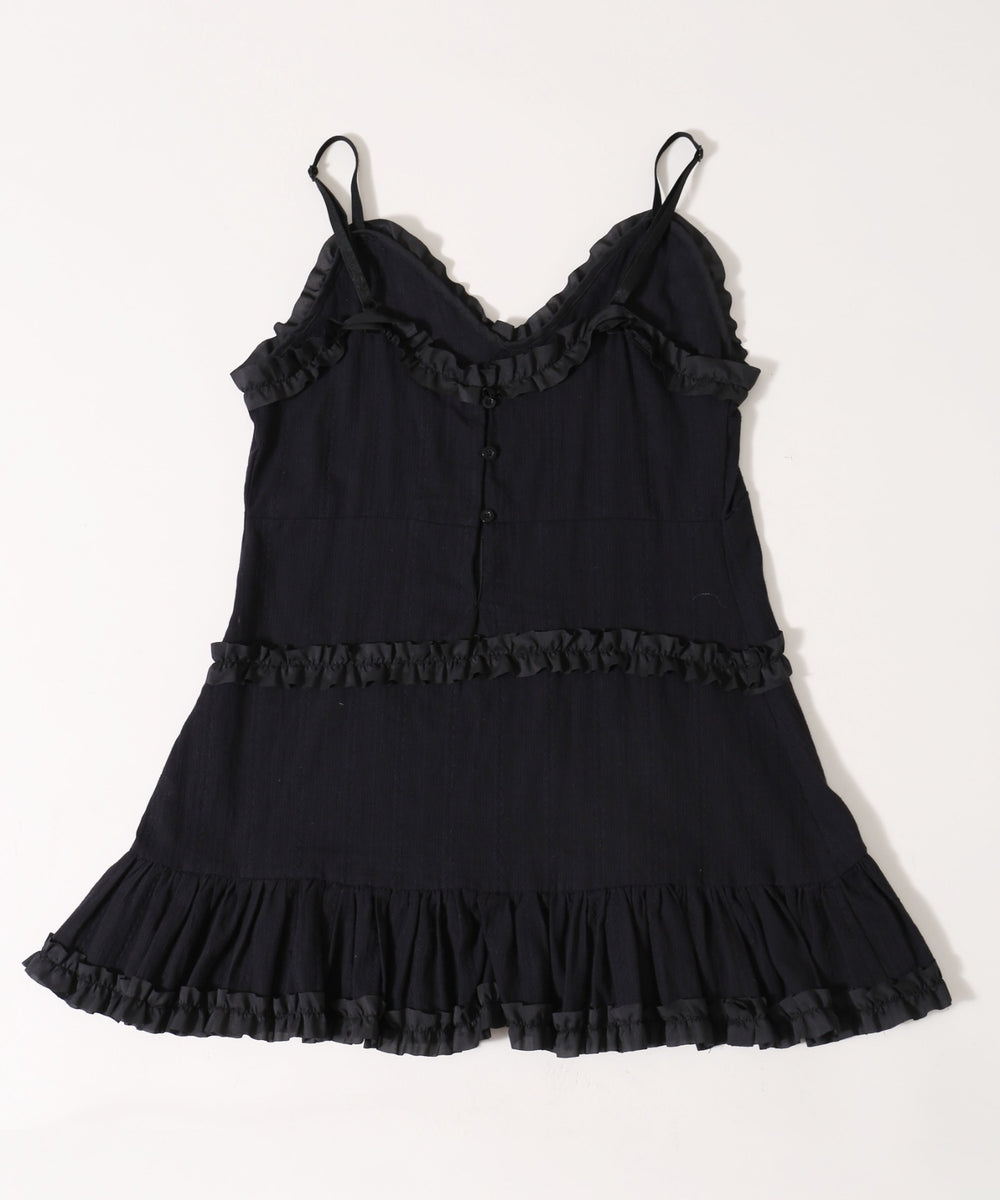 フリルデザインミニワンピ