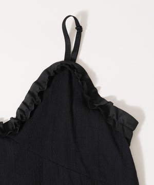 フリルデザインミニワンピ