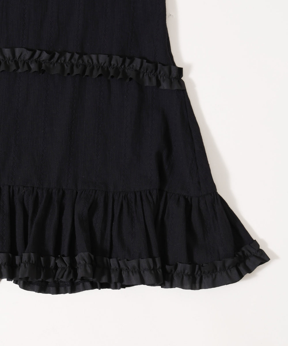 フリルデザインミニワンピ