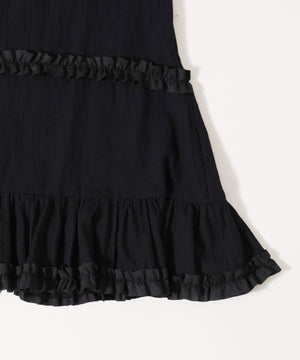 フリルデザインミニワンピ