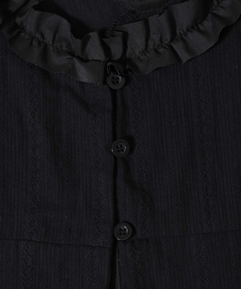 フリルデザインミニワンピ