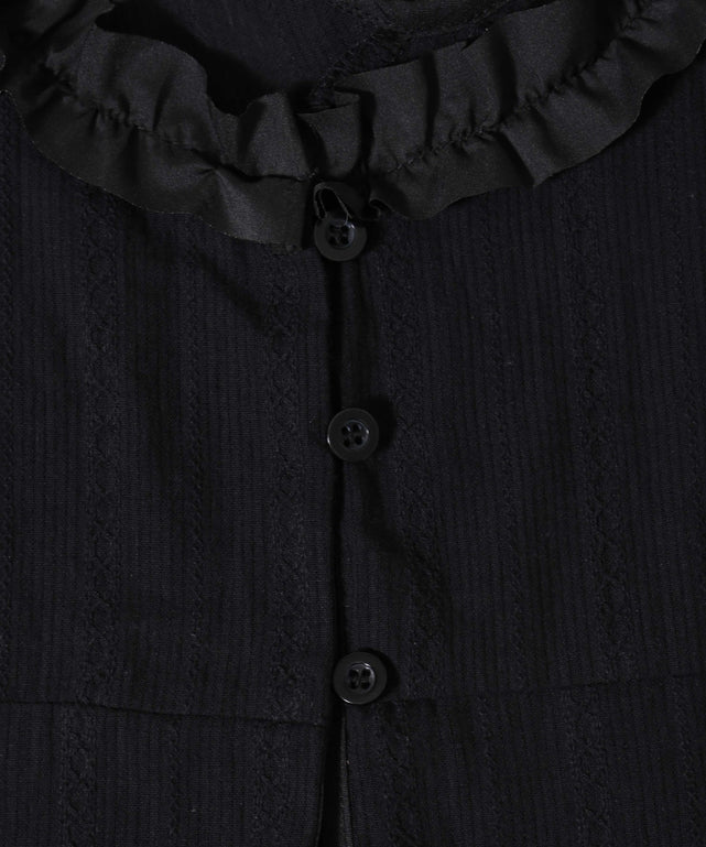 フリルデザインミニワンピ