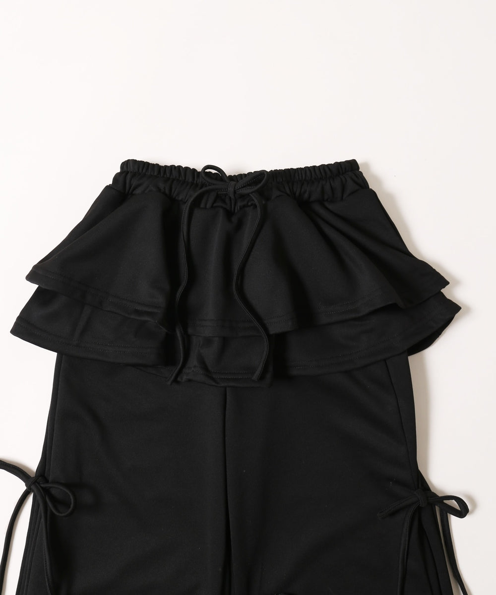 スカートレイヤードスウェットパンツ