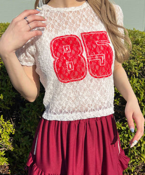 ホワイト モデル：160㎝ F着用