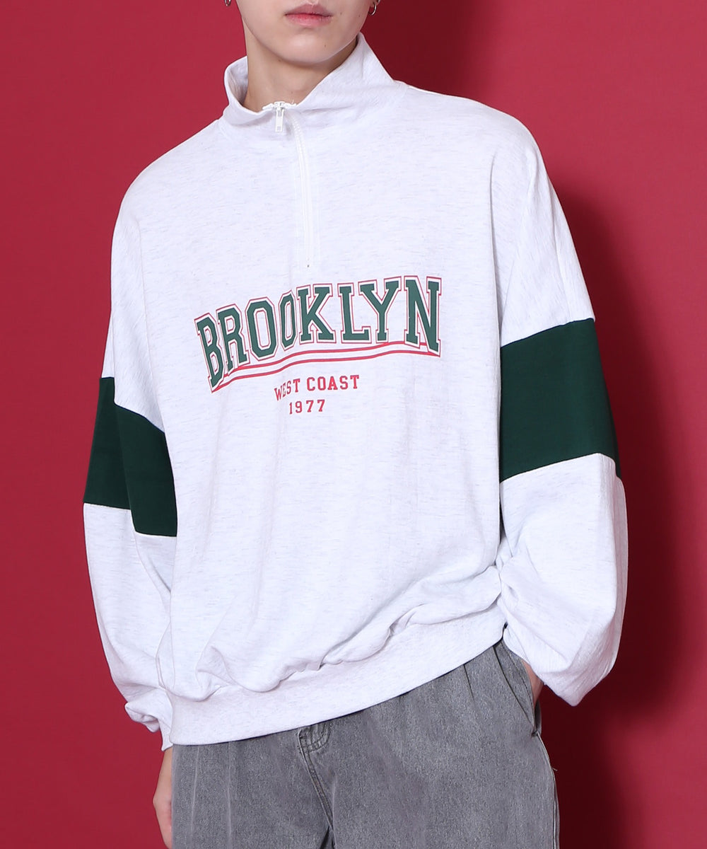 BROOKLYNハーフジッププルオーバー – WEGO ONLINE STORE