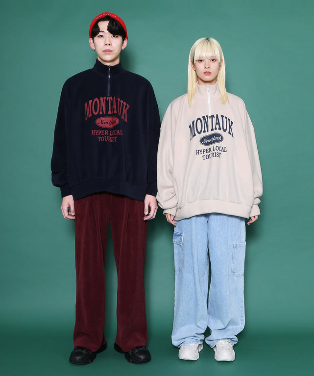 MONTAUKハーフジッププルオーバー