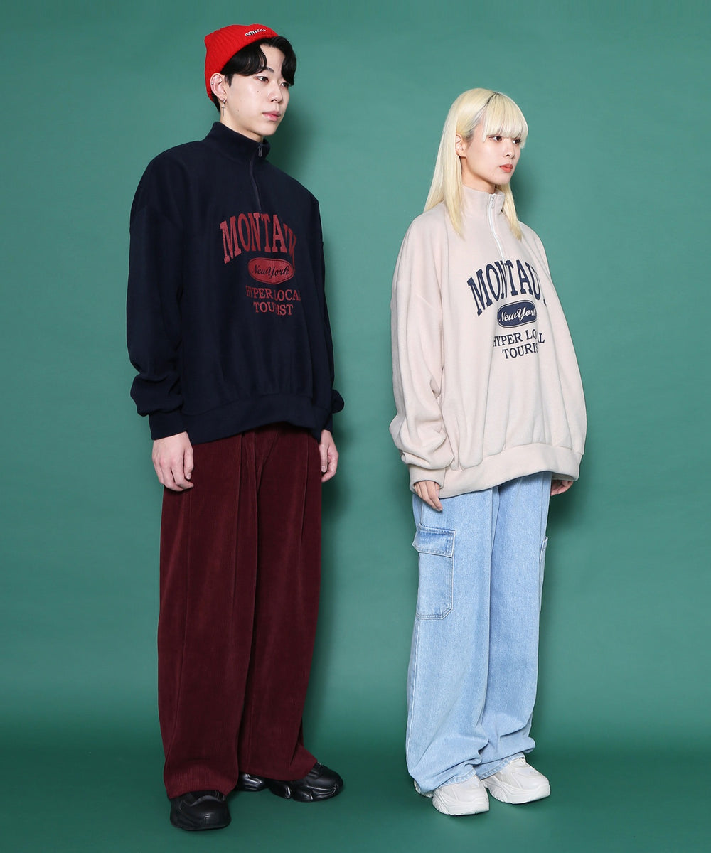 MONTAUKハーフジッププルオーバー