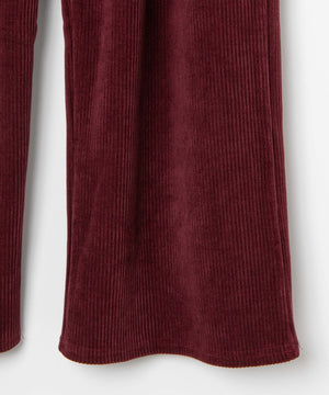 ベルト付きコーデュロイパンツ