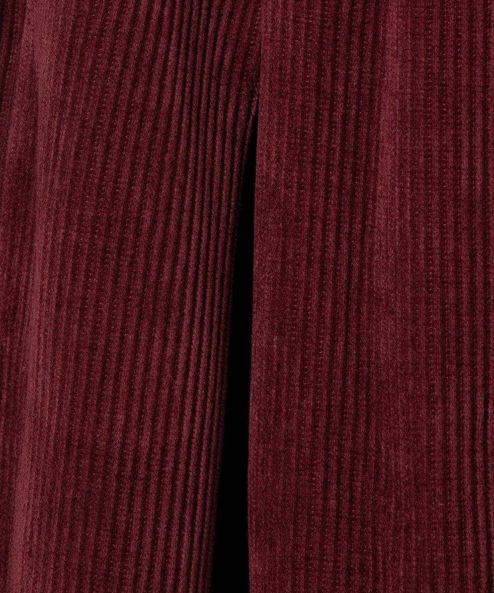 ベルト付きコーデュロイパンツ