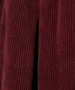 ベルト付きコーデュロイパンツ