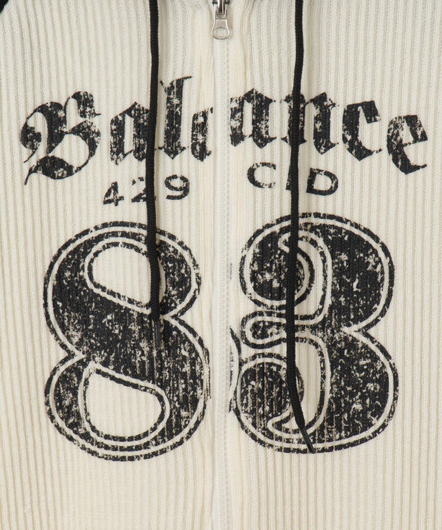 ラグランナンバリングジップPK