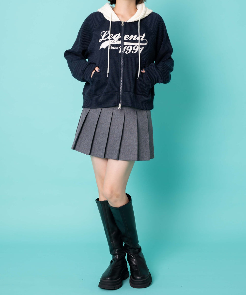 ネイビー　モデル:155cm F着用