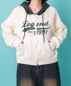 ホワイトアイボリー　モデル:155cm F着用