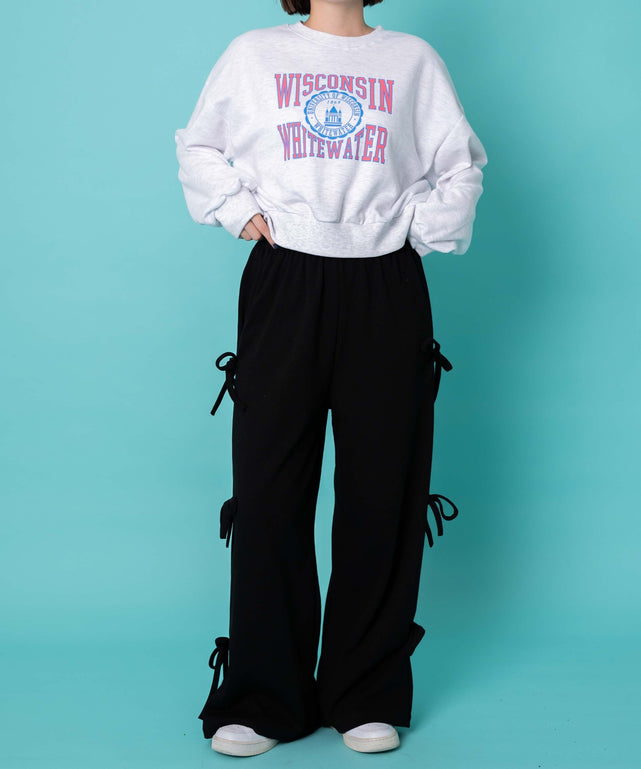 杢グレー　モデル:155cm F着用