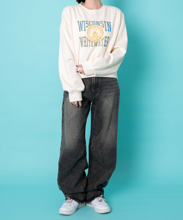 ホワイトアイボリー　モデル:155cm F着用