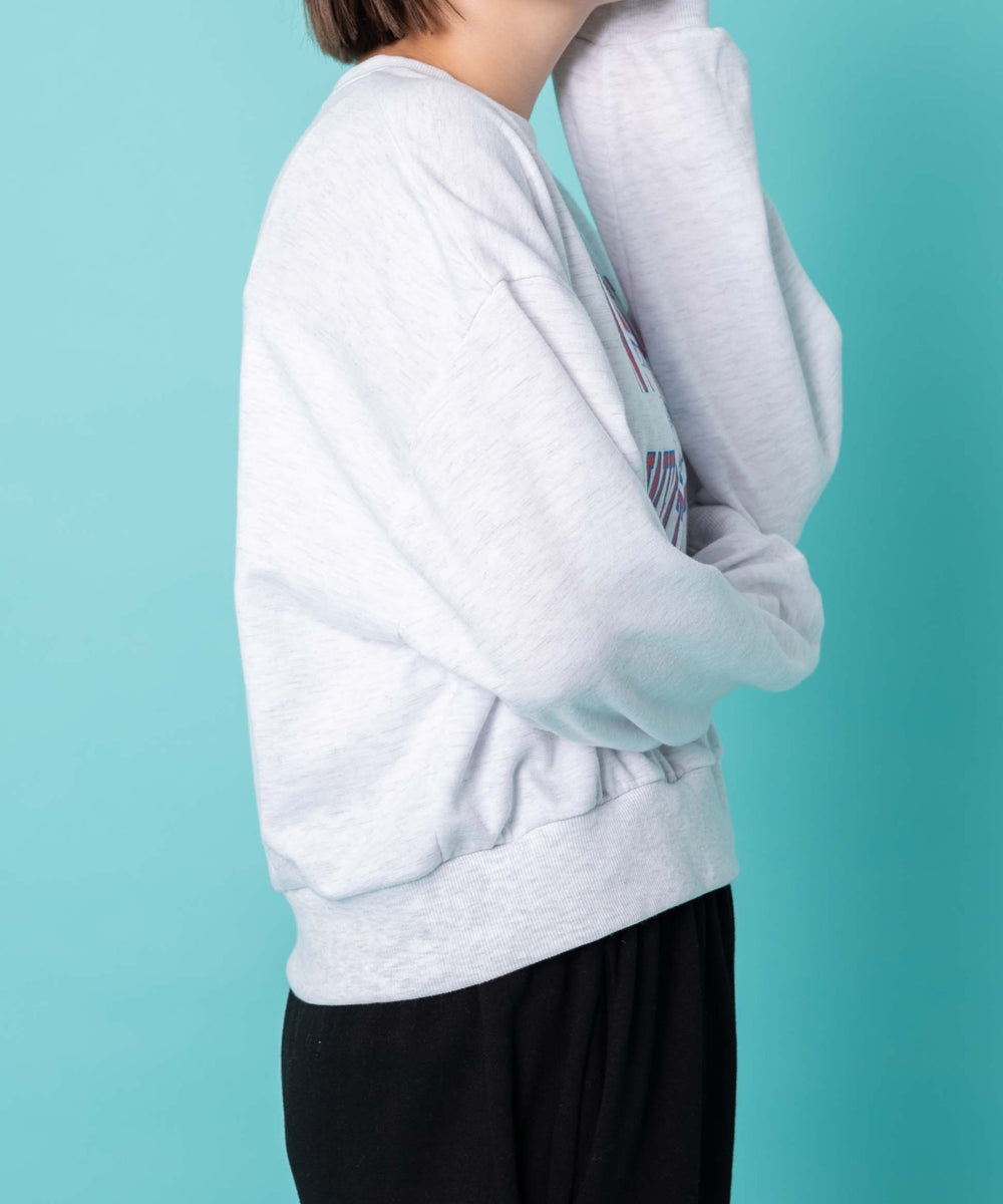 杢グレー　モデル:155cm F着用