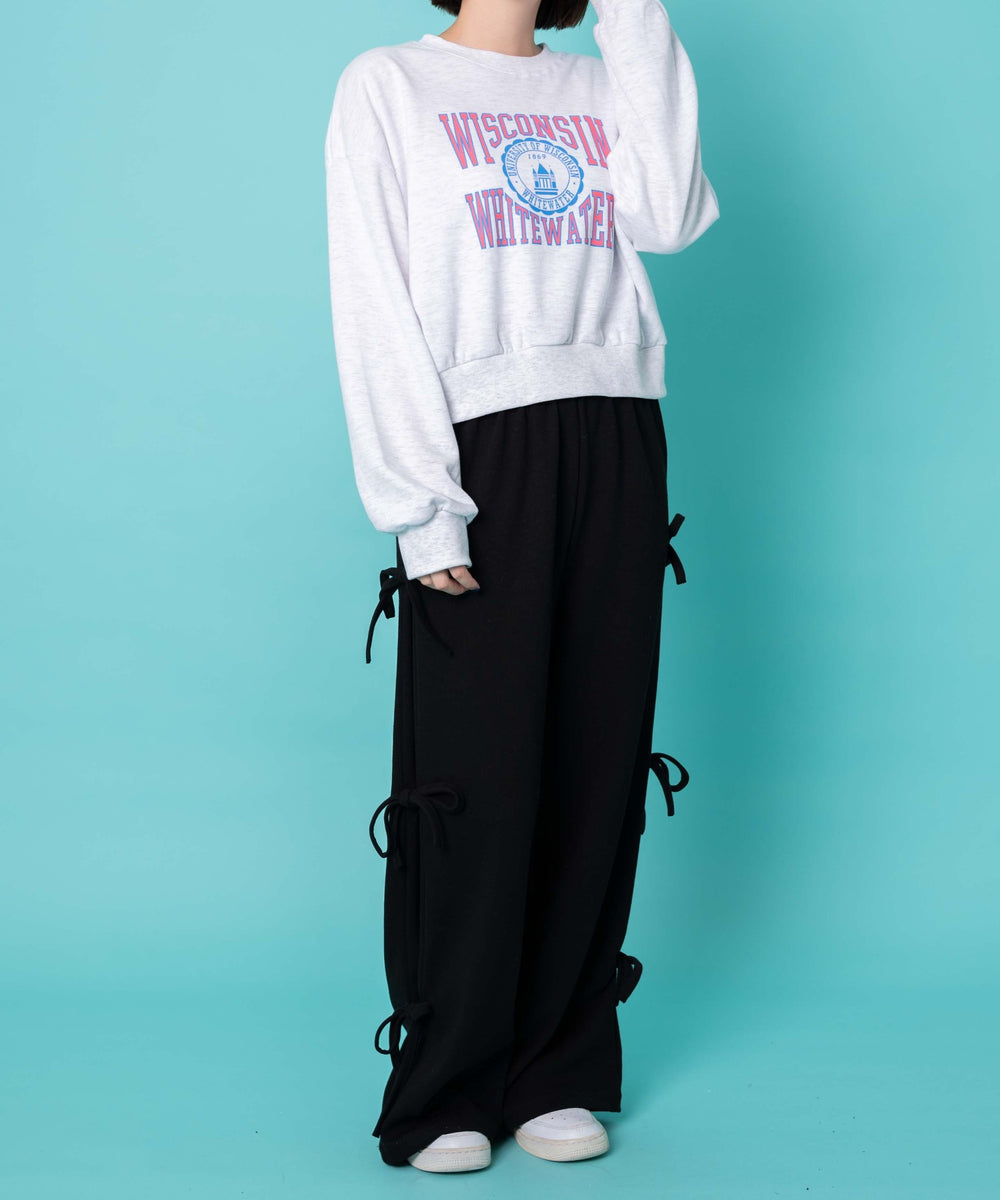 杢グレー　モデル:155cm F着用