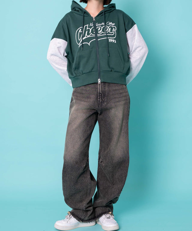 グリーン　モデル:155cm F着用