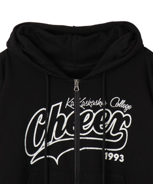 チアロゴWジップパーカー