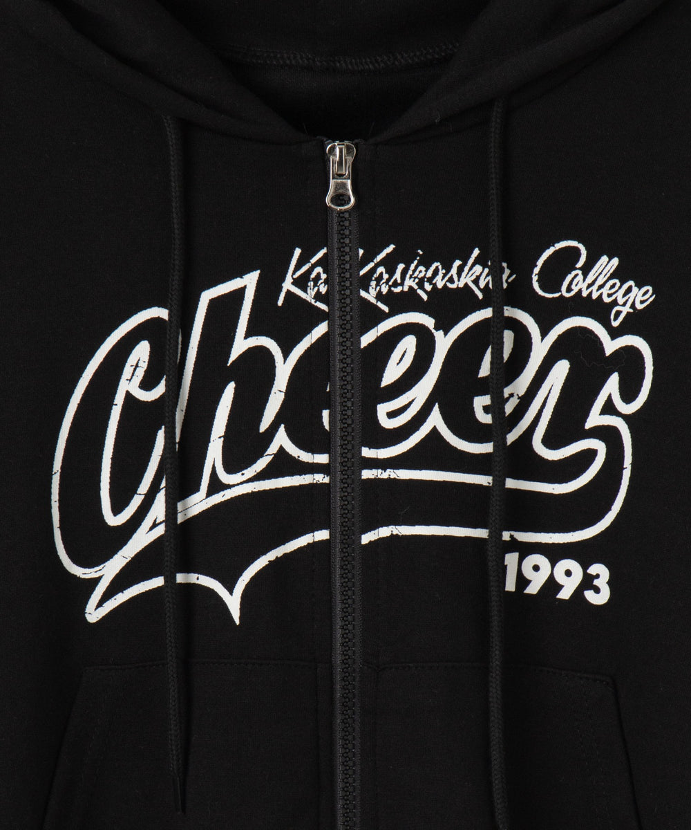 チアロゴWジップパーカー