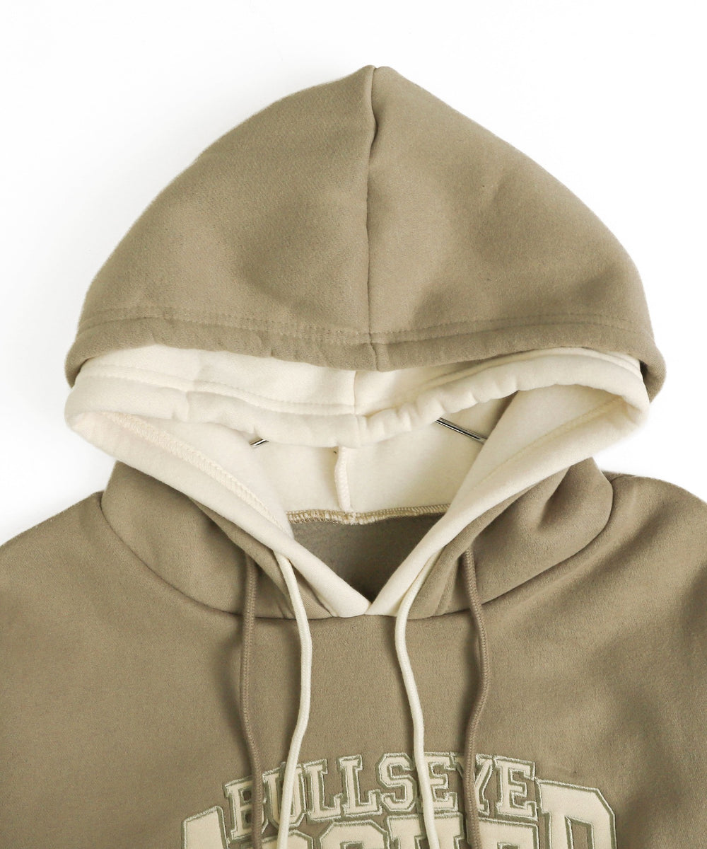 ダブルフードロゴビッグパーカー