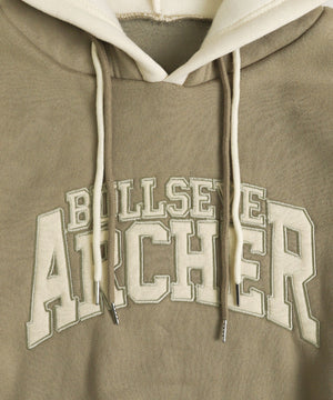 ダブルフードロゴビッグパーカー