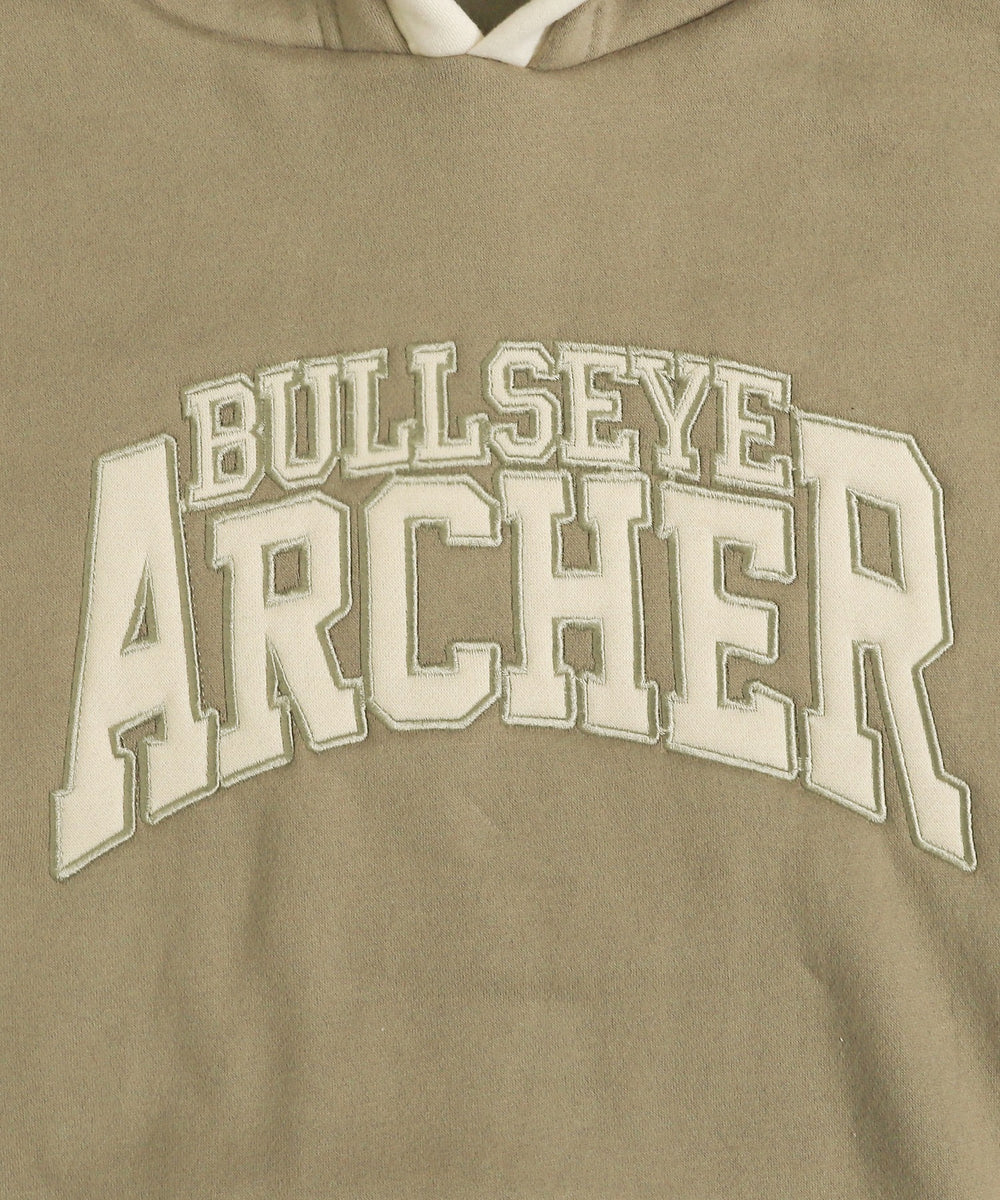 ダブルフードロゴビッグパーカー