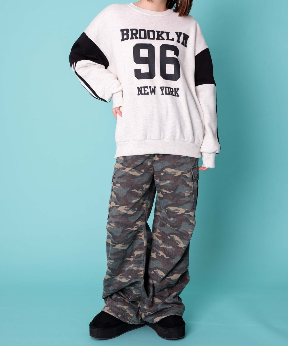 杢グレー　モデル:155cm F着用