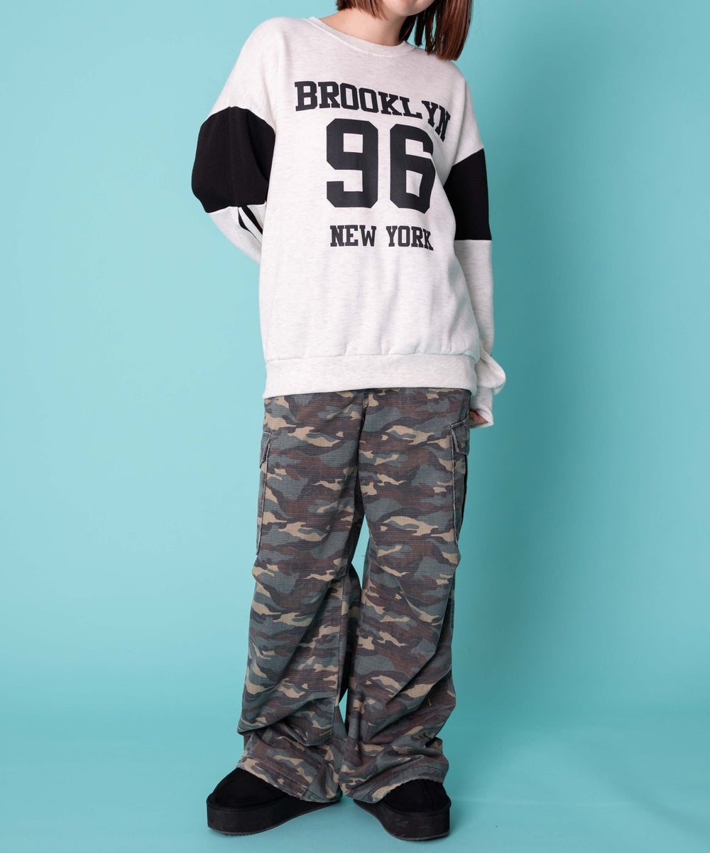 杢グレー　モデル:155cm F着用