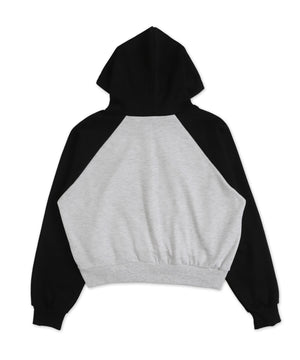 クロップドラグランパーカー