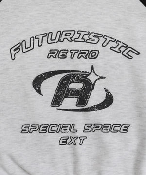 クロップドラグランパーカー