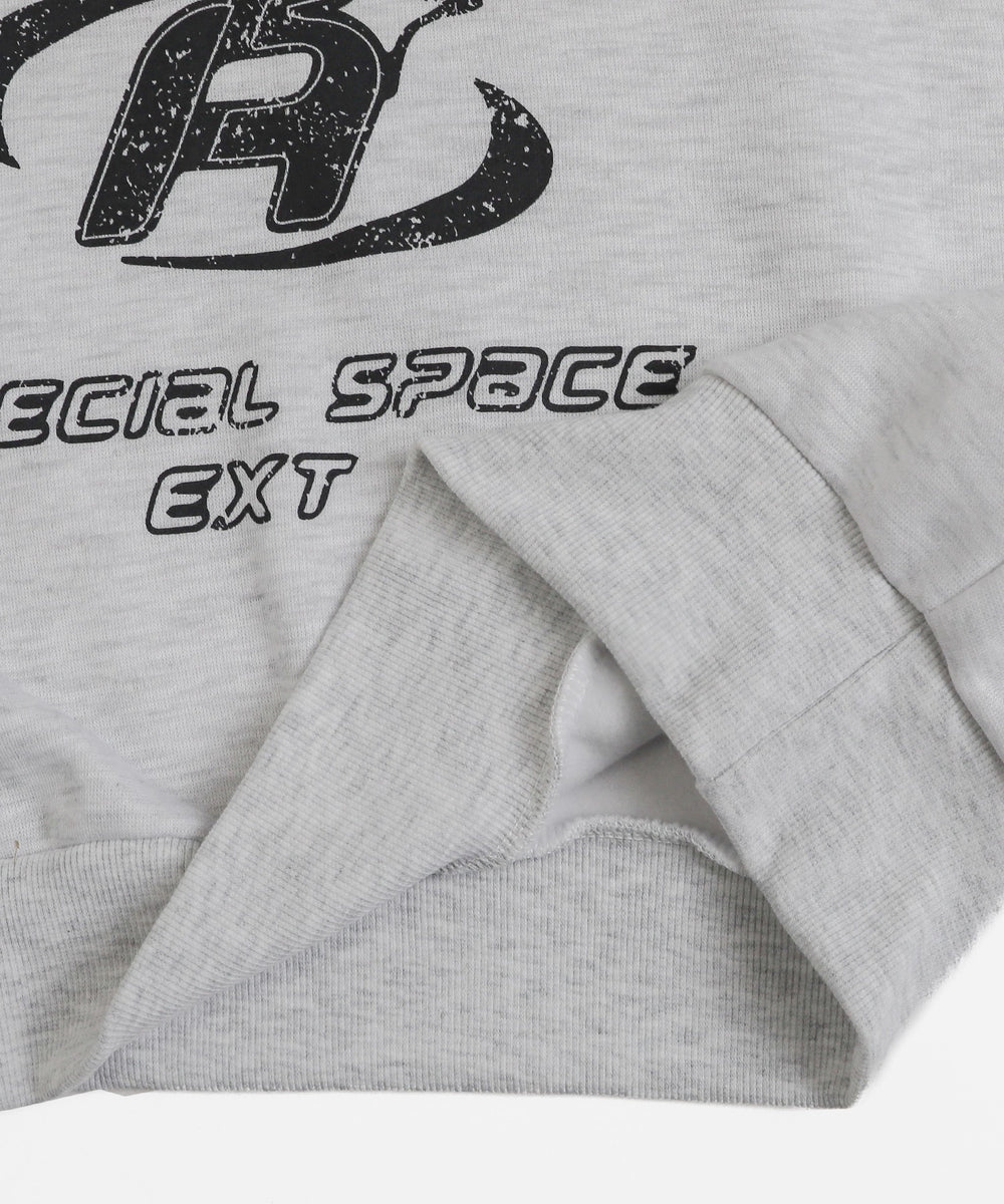 クロップドラグランパーカー