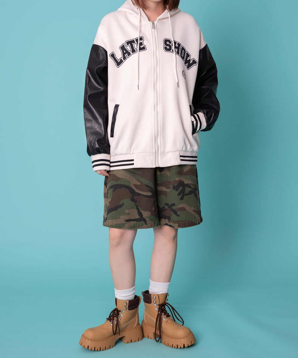 ホワイトアイボリー　モデル:155cm F着用