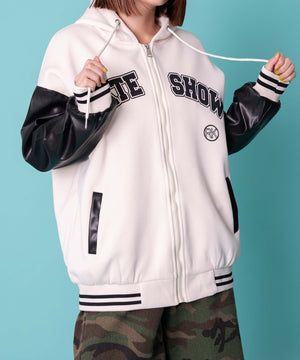 ホワイトアイボリー　モデル:155cm F着用