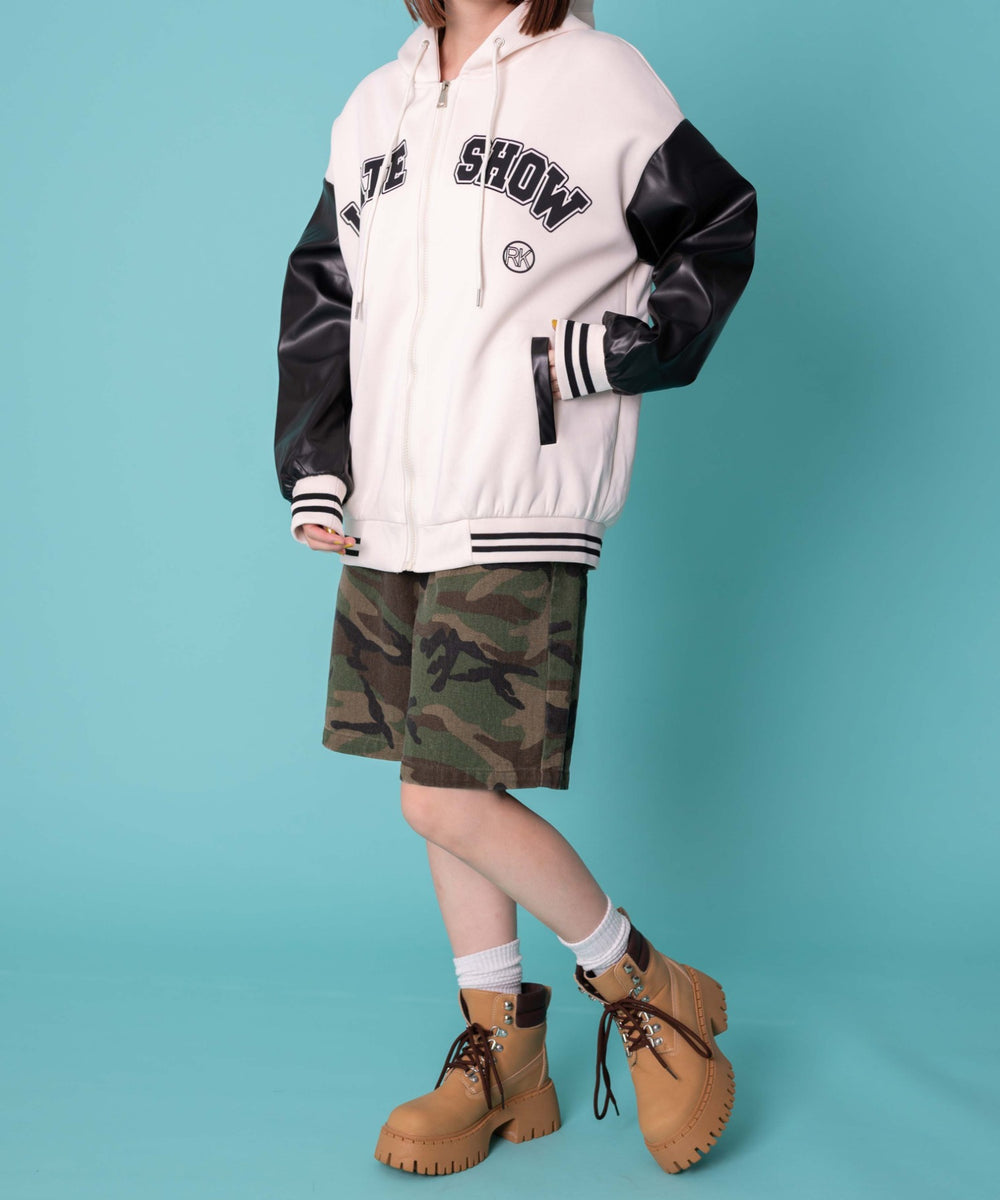 ホワイトアイボリー　モデル:155cm F着用