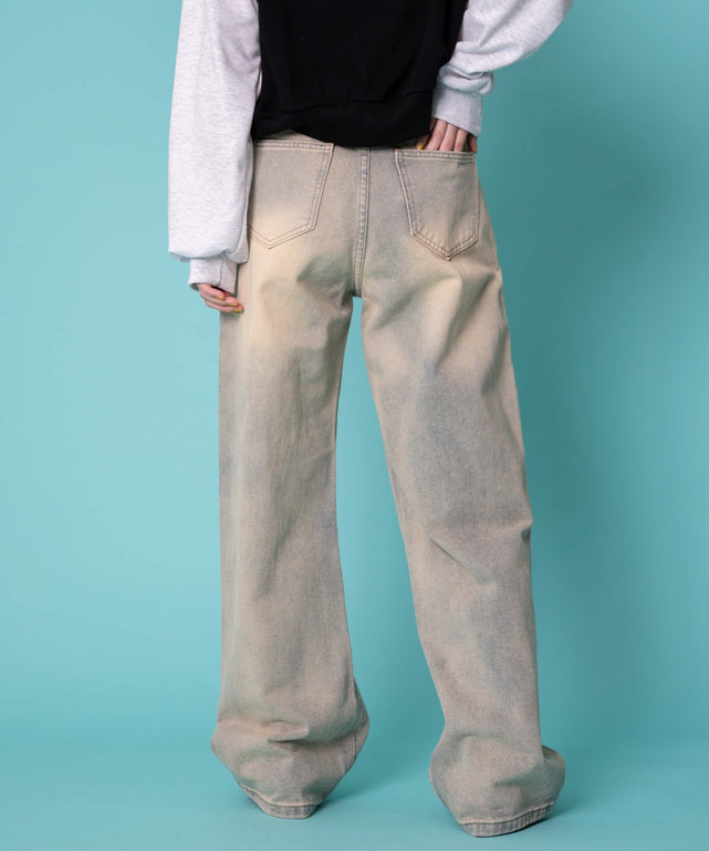 デニム淡　モデル:155cm M着用