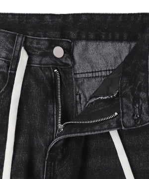 ドロストコードデニムパンツ