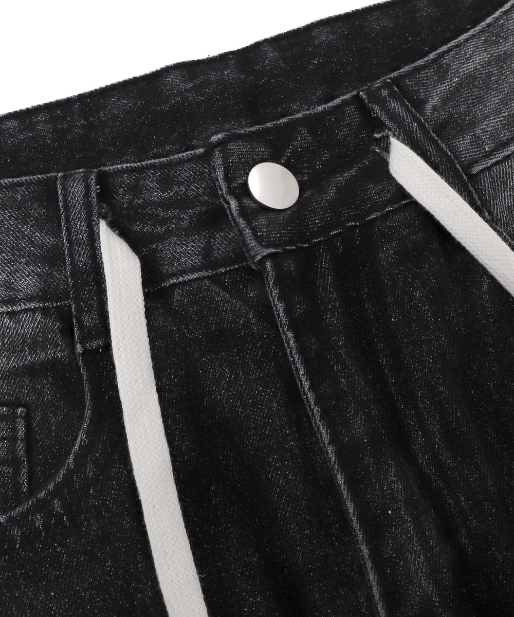 ドロストコードデニムパンツ