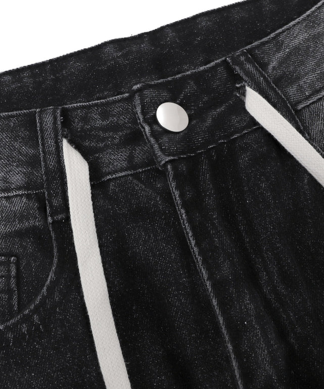 ドロストコードデニムパンツ