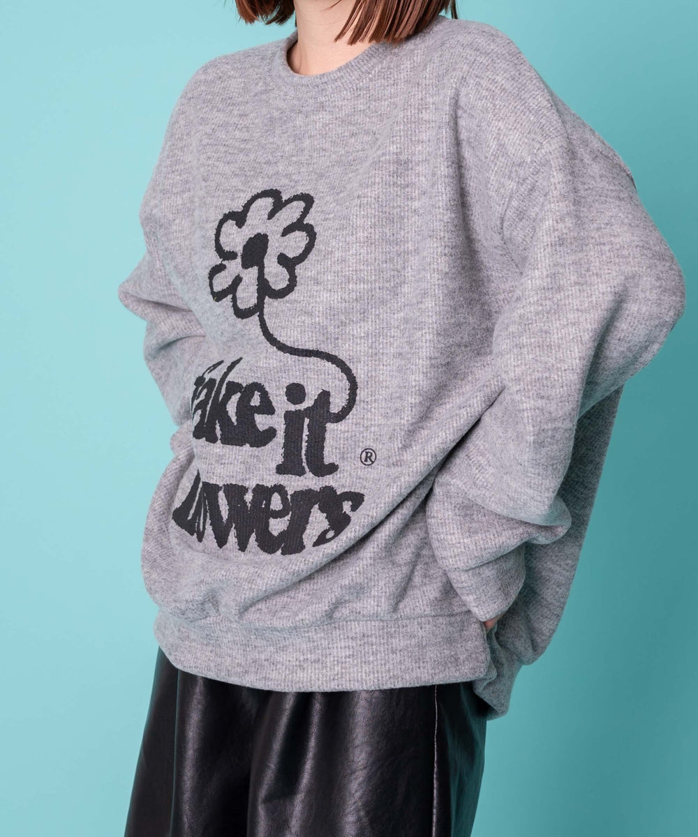 杢グレー　モデル:155cm F着用