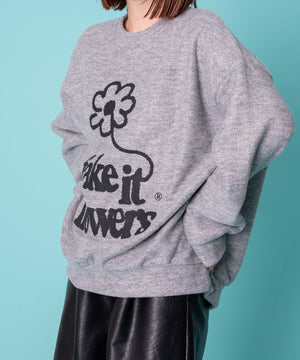 杢グレー　モデル:155cm F着用